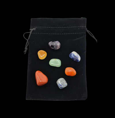 7 Chakra Geometry Set with Pouch - Paxton Gate