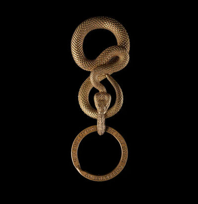 Brass Snake Keychain - Paxton Gate