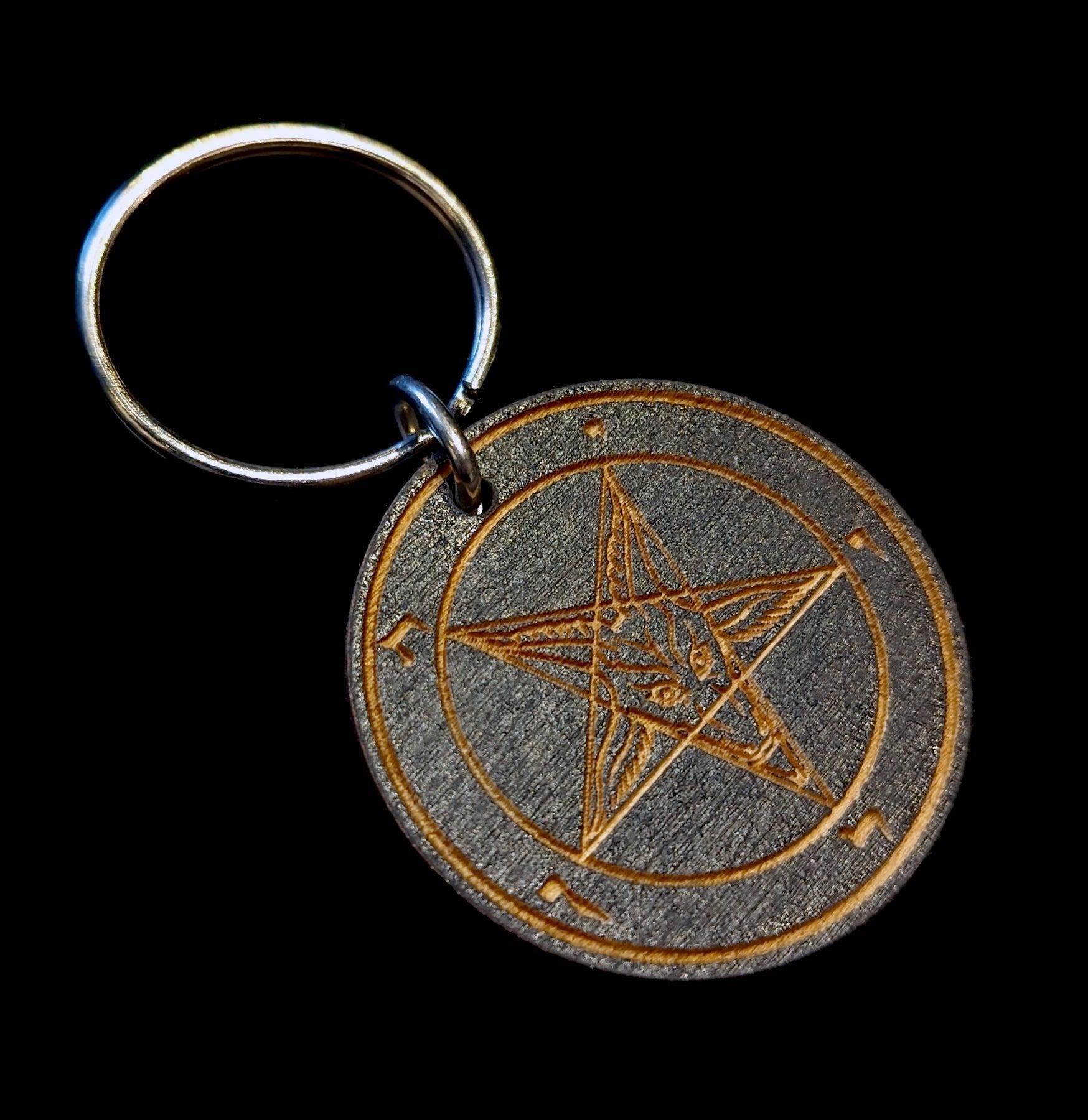 Sigil of Baphomet Keychain For Sale | Paxton Gate