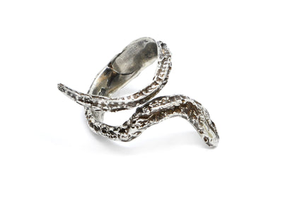 Sterling Silver Medea Single Snake Ring - Paxton Gate