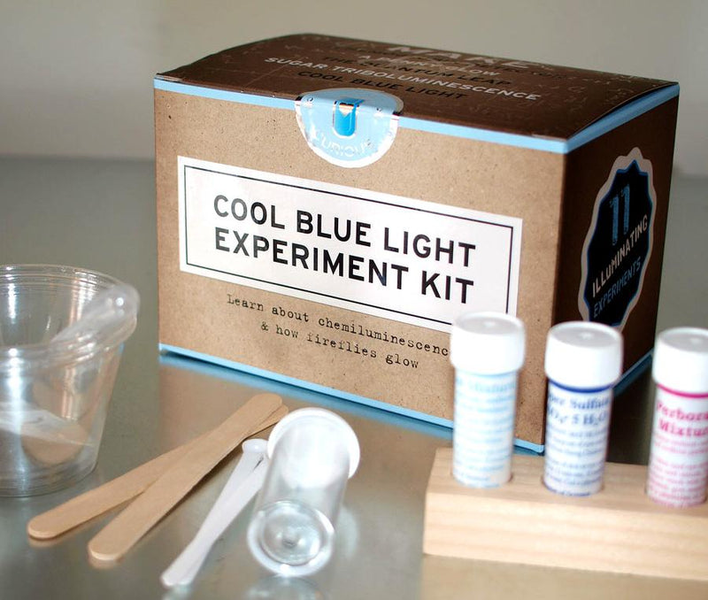Cool Blue Light Experiment Chemistry Kit - Paxton Gate