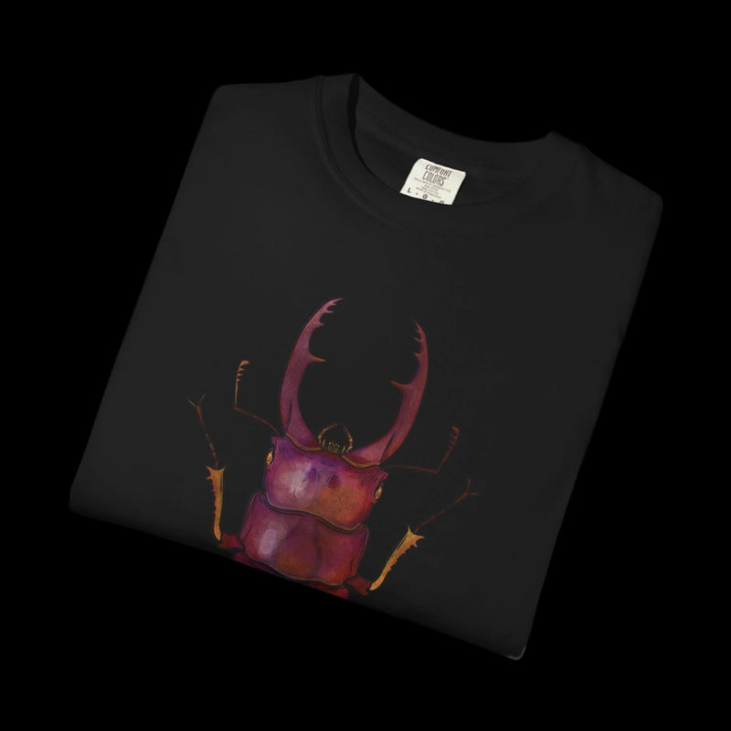 Unisex Paxton Gate Male Red Stag Beetle Tee by Kris Struble-T-Shirt-Printify-PaxtonGate