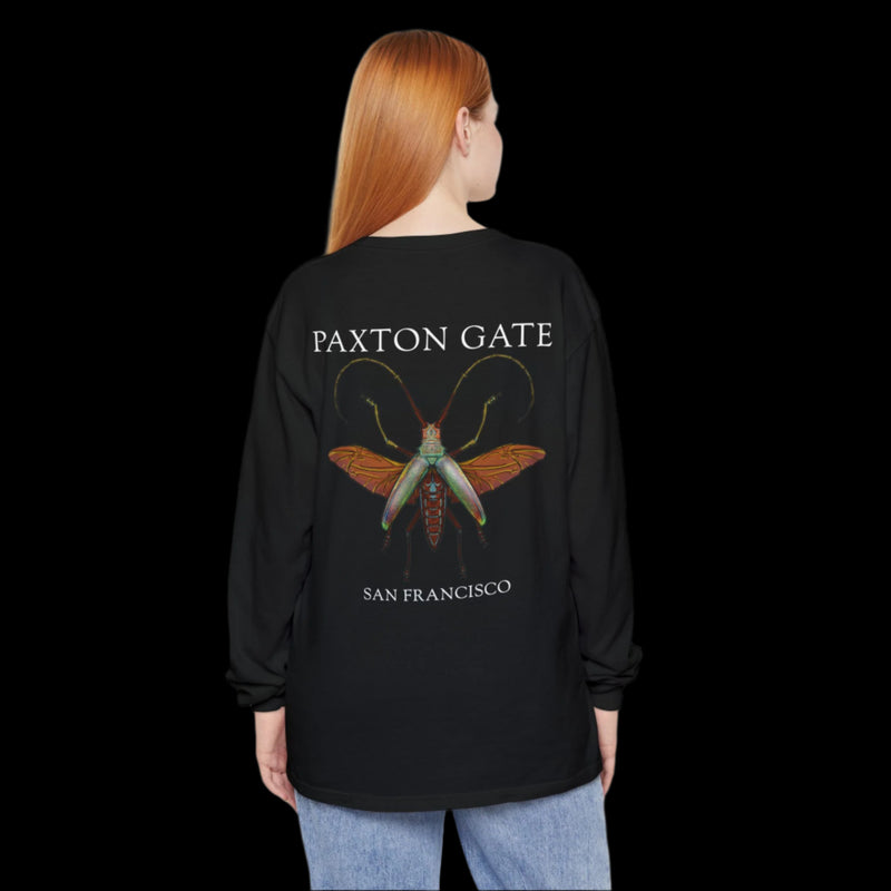 Unisex Paxton Gate Longhorn Beetle Long Sleeve Tee by Kris Struble-Apparel-Printify-PaxtonGate