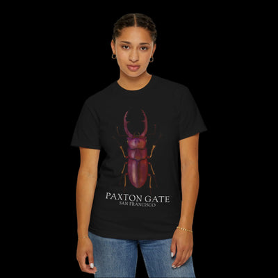 Unisex Paxton Gate Male Red Stag Beetle Tee by Kris Struble-T-Shirt-Printify-PaxtonGate