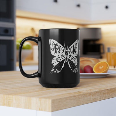 Black Paxton Gate Moth Mug-Mug-Printify-PaxtonGate