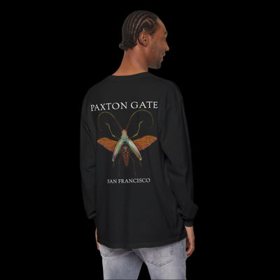 Unisex Paxton Gate Longhorn Beetle Long Sleeve Tee by Kris Struble-Apparel-Printify-PaxtonGate