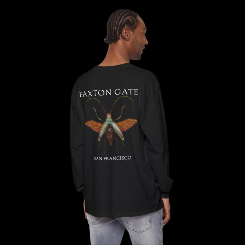 Unisex Paxton Gate Longhorn Beetle Long Sleeve Tee by Kris Struble-Apparel-Printify-PaxtonGate
