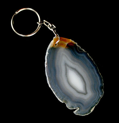 Agate Slice Keychain - Paxton Gate