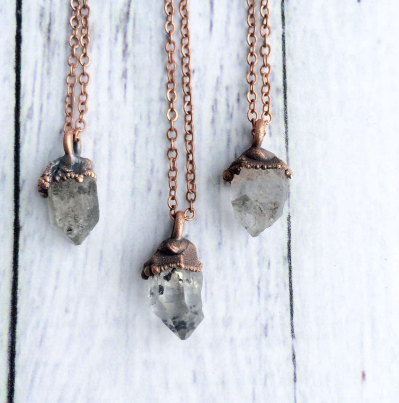 Anthraxolite Crystal Necklace - Paxton Gate