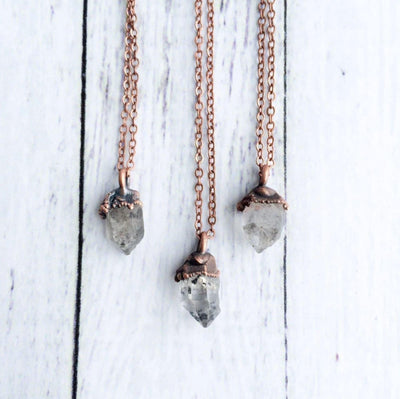 Anthraxolite Crystal Necklace - Paxton Gate