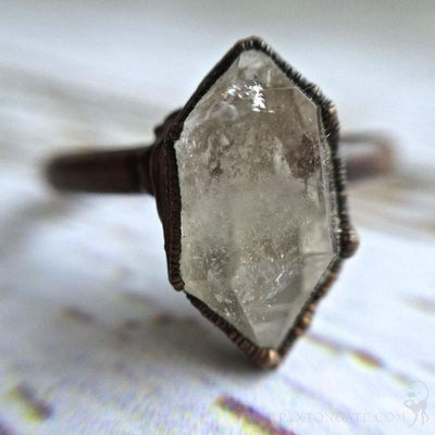 Anthraxolite Quartz Ring - Paxton Gate