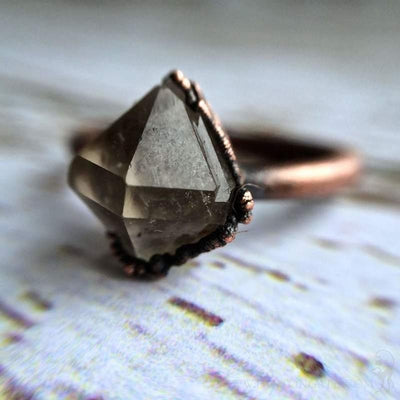 Anthraxolite Quartz Ring - Paxton Gate