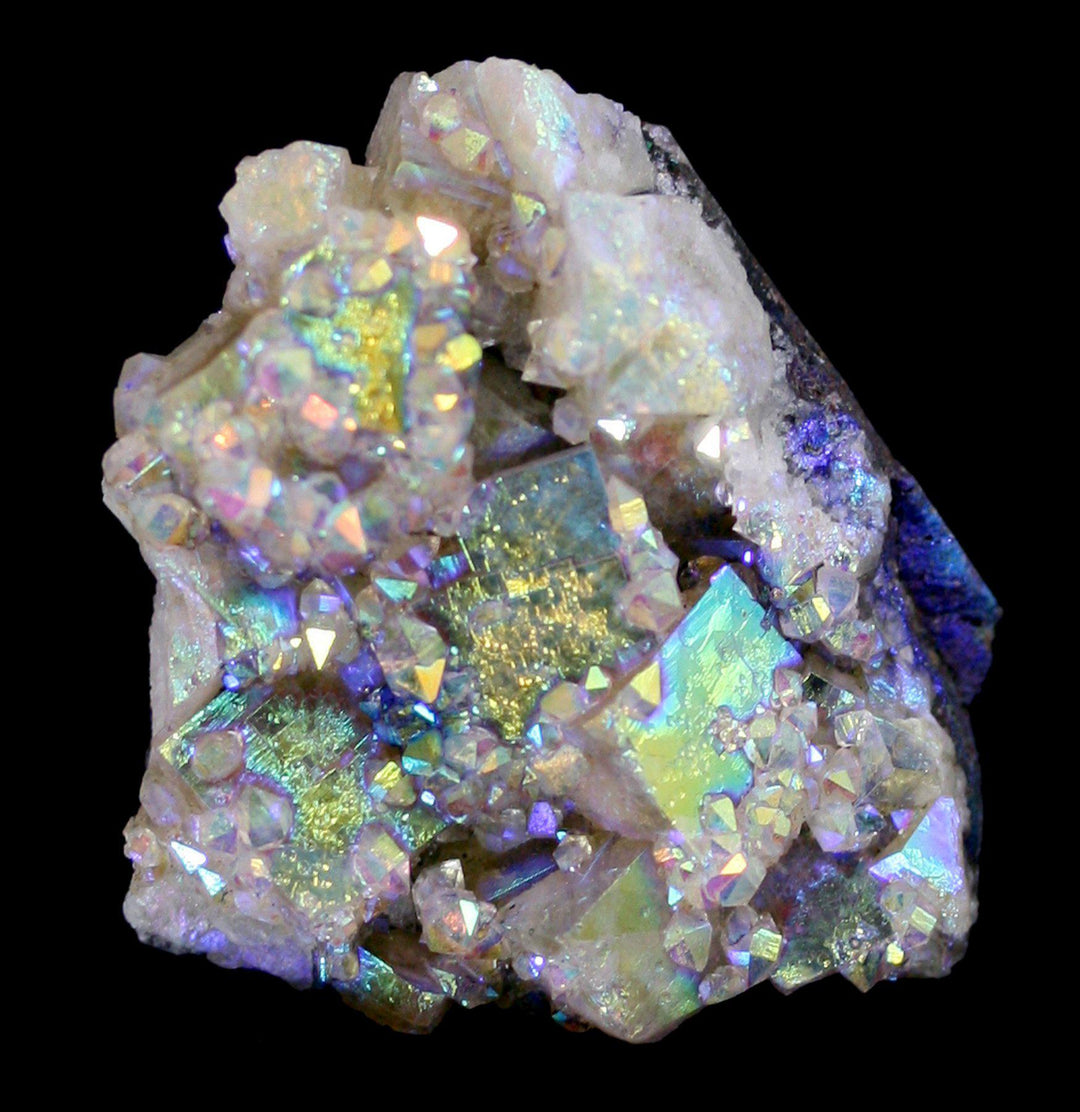 Aura Fluorite From England With Purple, selling Blue, & Green Coating Iridescent