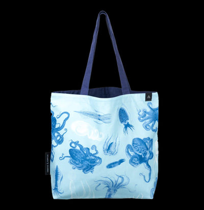Beware the Kraken Canvas Shoulder Tote-Bags-Cognitive Surplus-PaxtonGate