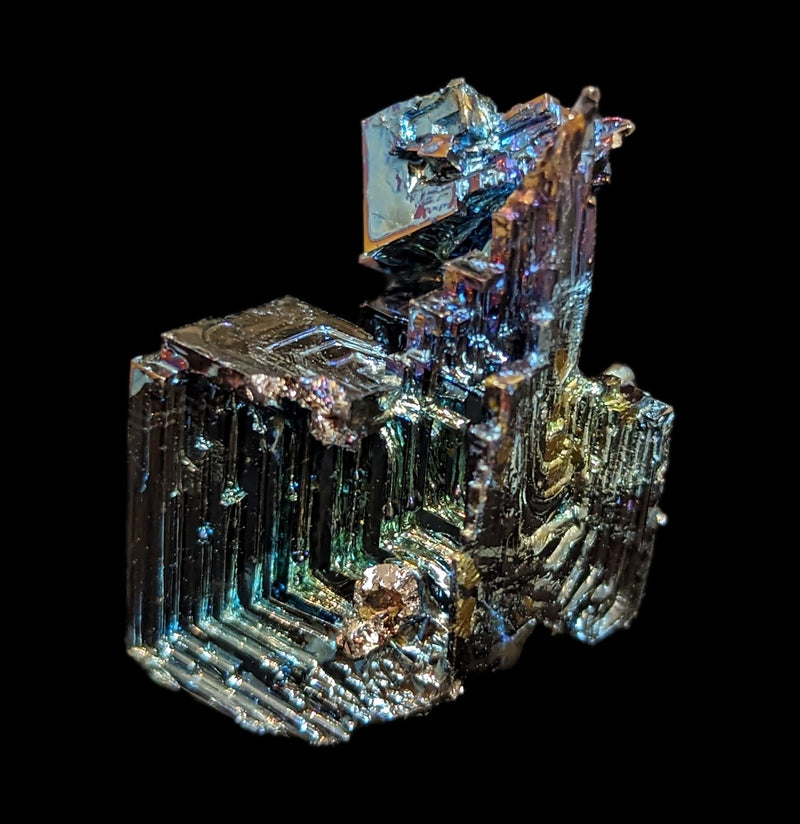 Bismuth Crystal Formation-Minerals-British Jurassic Fossils-PaxtonGate