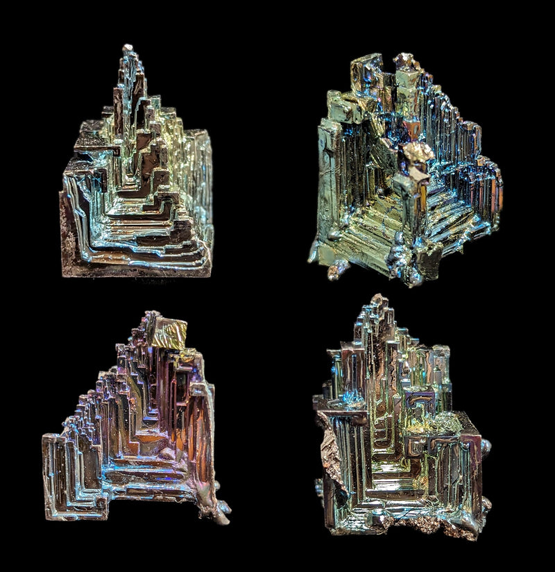 Bismuth Crystal Formation-Minerals-British Jurassic Fossils-PaxtonGate