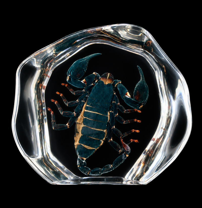 Black Scorpion in Acrylic For Sale | Paxton Gate