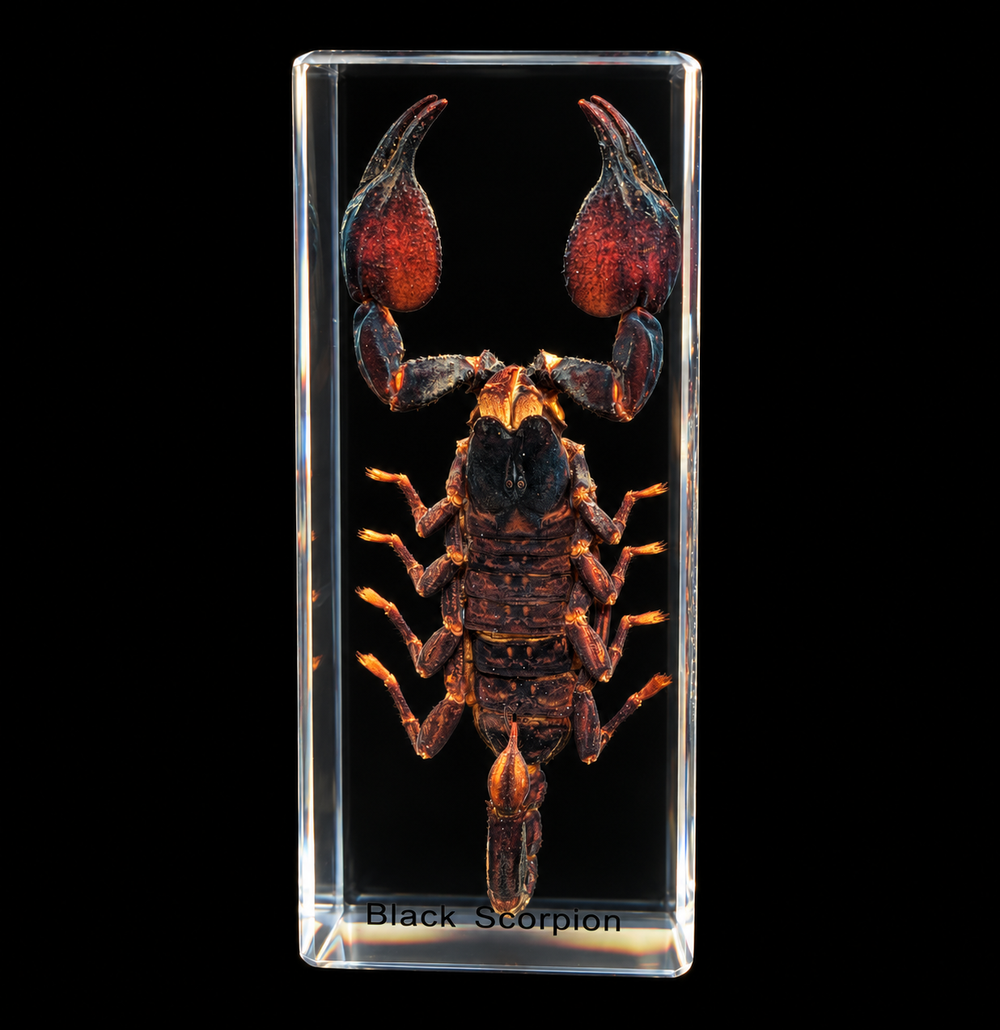 Black Scorpion in Acrylic For Sale | Paxton Gate