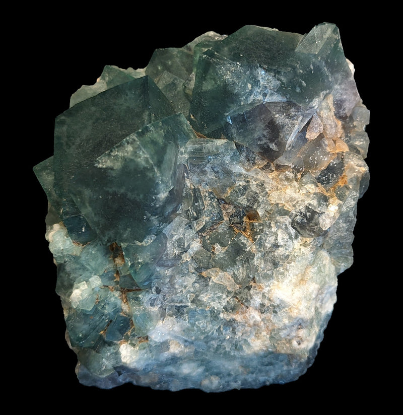 Blue Green Fluorite Crystal Cluster-Minerals-ROC 3000-PaxtonGate