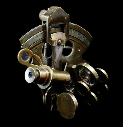 Bronze Pocket Sextant - Paxton Gate