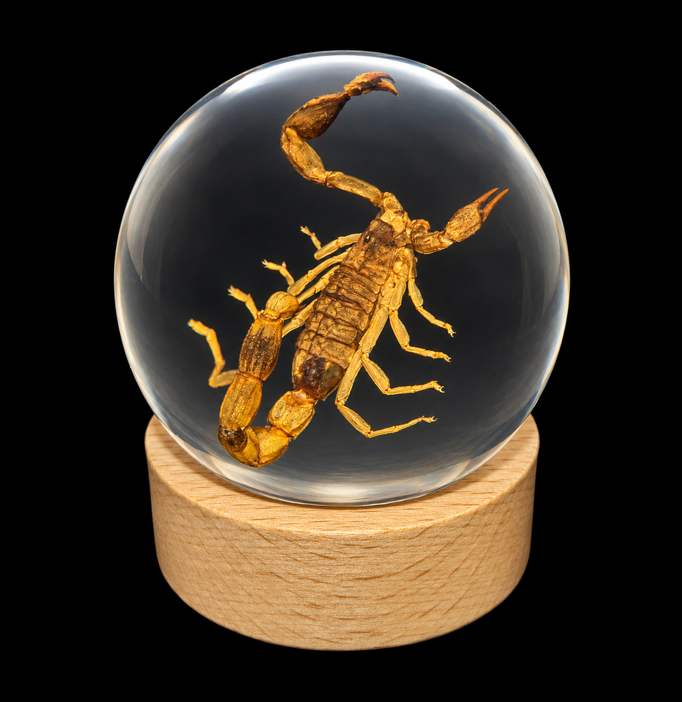 Brown Scorpion in Acrylic Globe For Sale | Paxton Gate