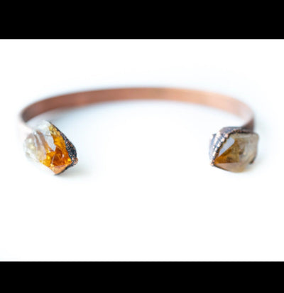 Citrine Crystal Cuff - Paxton Gate