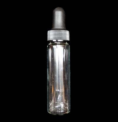 Clear Glass Vial with Dropper-Jars & Bottles-Specialty Bottle-PaxtonGate