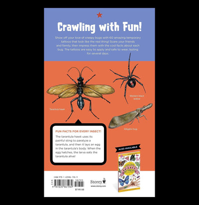Creepy, Crawly Tattoo Bugs: 60 Temporary Tattoos That Teach-Books-Hachette Book Group-PaxtonGate