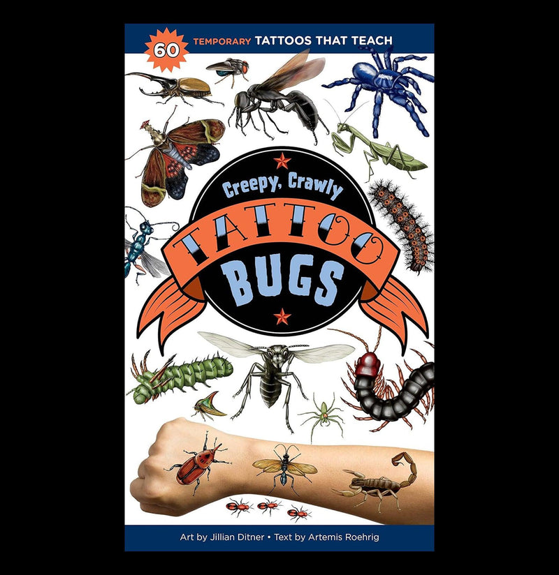 Creepy, Crawly Tattoo Bugs: 60 Temporary Tattoos That Teach-Books-Hachette Book Group-PaxtonGate