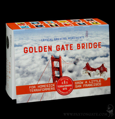 Crystal Growing Golden Gate Bridge - Paxton Gate