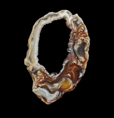 Cut and Polished Agate Geode Slice-Minerals-Jewel Tunnel Imports-PaxtonGate