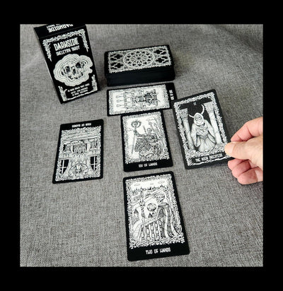 Darkside Skeleton Tarot Deck-Tarot Deck-Da Brigh Tarot-PaxtonGate