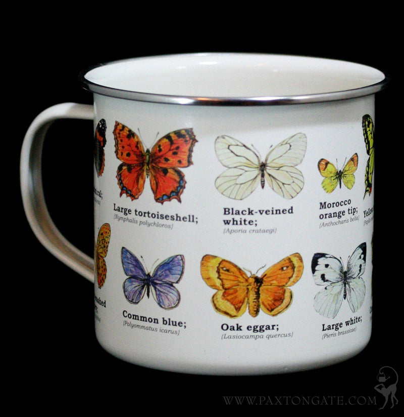 Enamel Butterfly Mug - Paxton Gate