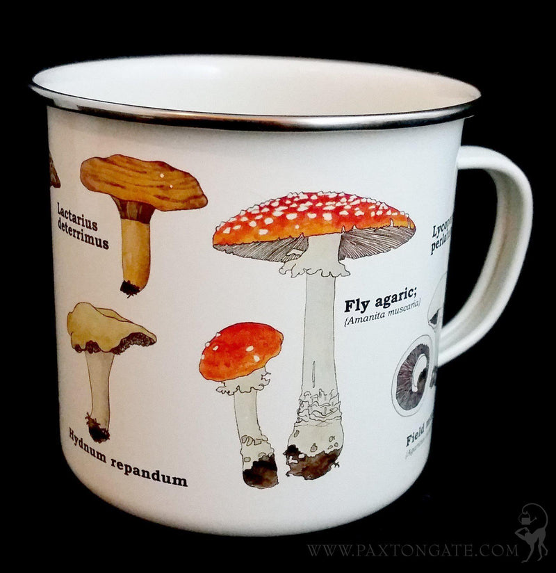 Enamel Mushroom Mug - Paxton Gate