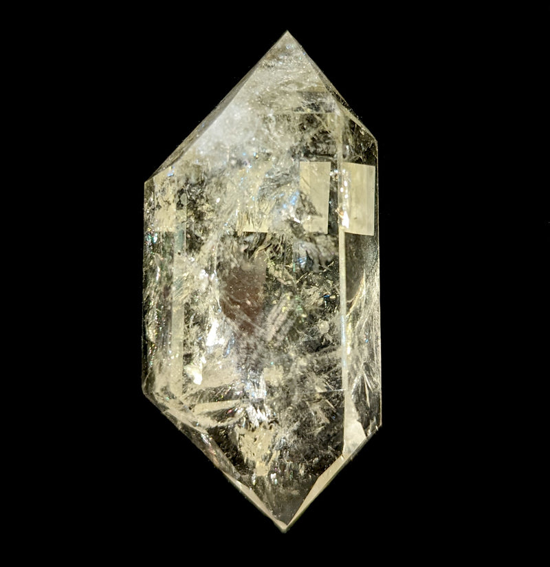 Faceted Golden Clear Quartz Crystal - Paxton Gate