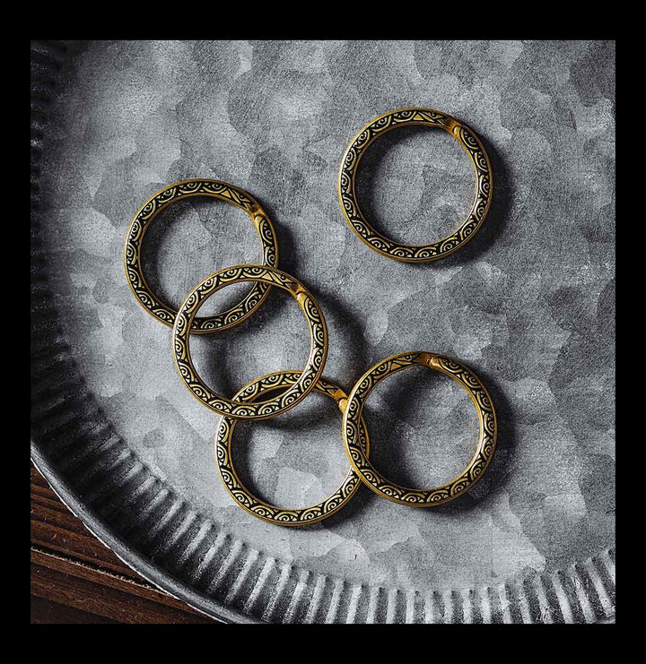 Five Piece Ouroboros Keyring For Sale | Paxton Gate