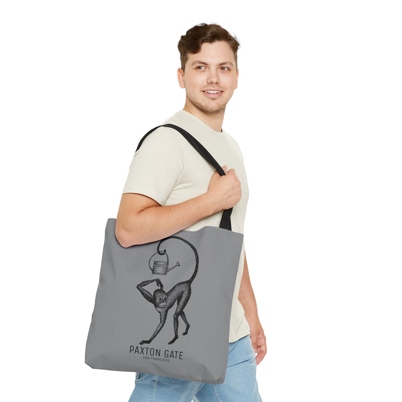 Gray Paxton Gate Monkey Tote Bag-Bags-Printify-PaxtonGate