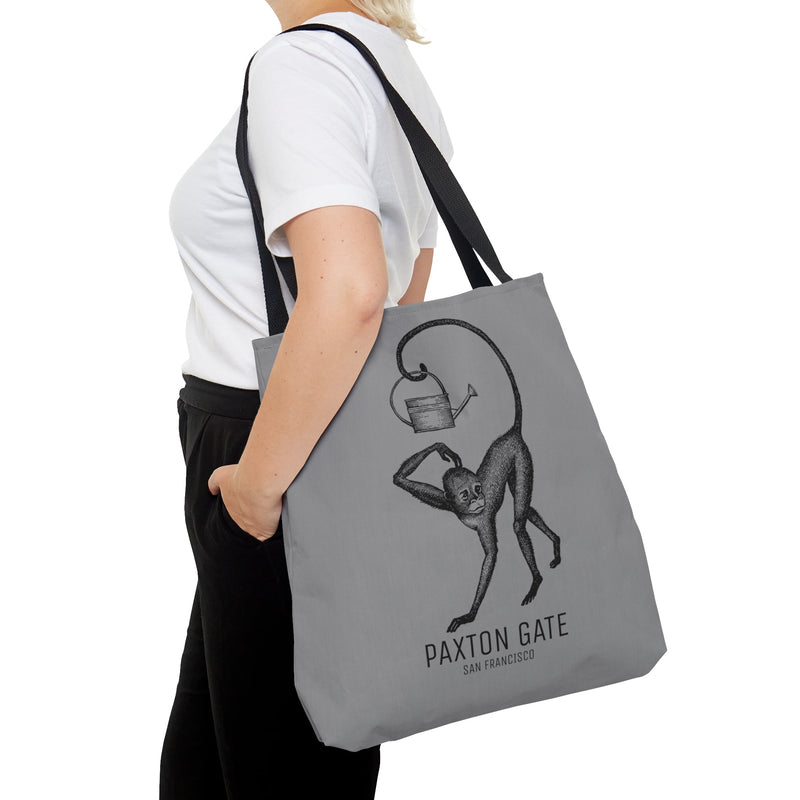 Gray Paxton Gate Monkey Tote Bag-Bags-Printify-PaxtonGate