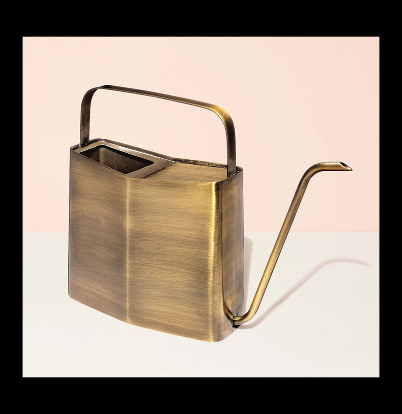 Handmade Brass Watering Can - Paxton Gate