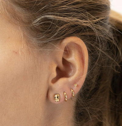 Lazy Bones Studs-Earrings-Spitfire Girl-PaxtonGate