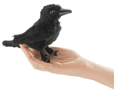 Mini Raven Finger Puppet - Paxton Gate