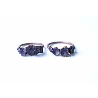 Multi Stone Amethyst Ring - Paxton Gate