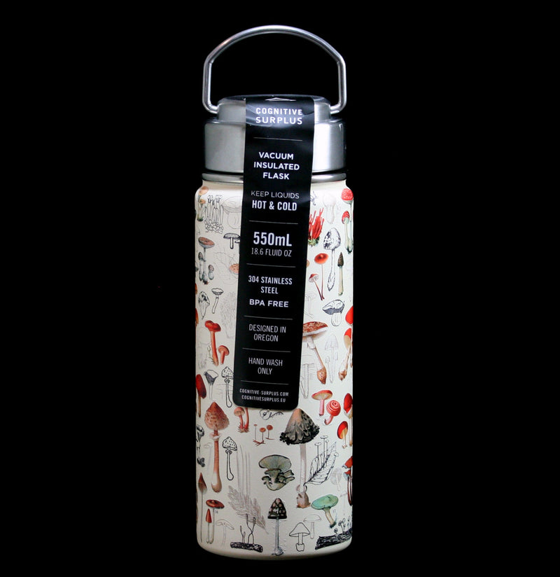 Mushrooms Stainless Steel Vacuum Flask - Paxton Gate