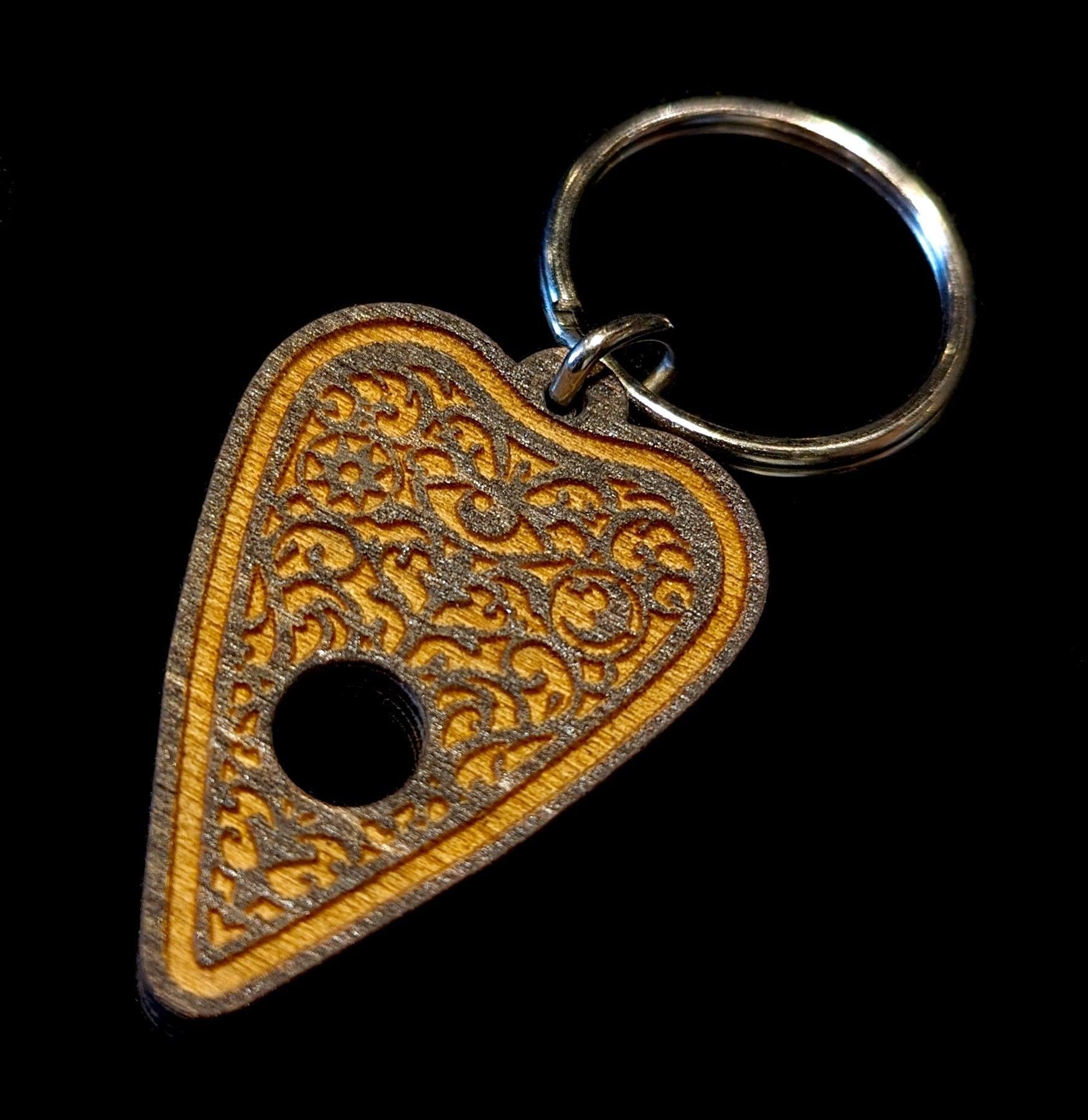 Ouija Board Planchette Keychain For Sale | Paxton Gate