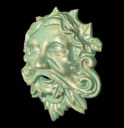 Cast Iron Green Man Wall Decor-Decor-Zeckos-PaxtonGate