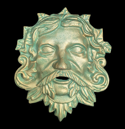 Cast Iron Green Man Wall Decor-Decor-Zeckos-PaxtonGate