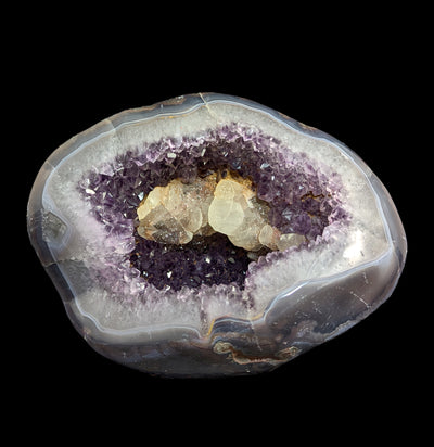 Uruguayan Amethyst Geode With Druzy Inclusion-Minerals-Gruta Minerals-PaxtonGate