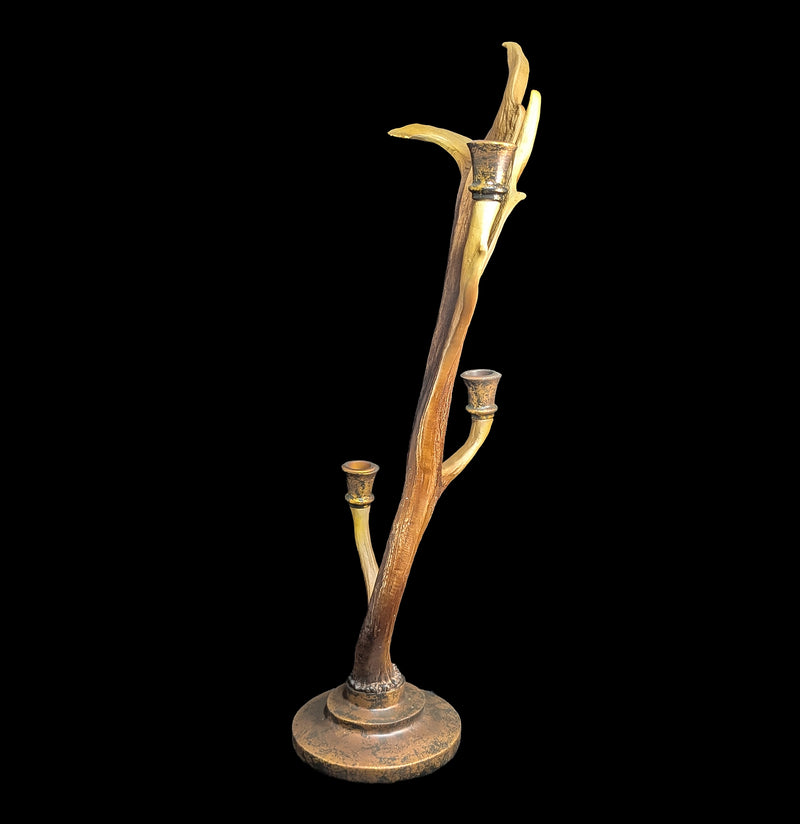 Faux Elk Horn Candelabra-Decor-Modern World-PaxtonGate