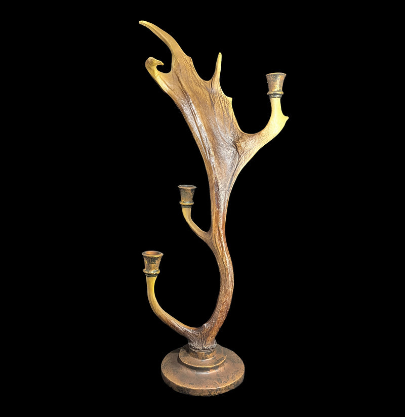 Faux Elk Horn Candelabra-Decor-Modern World-PaxtonGate
