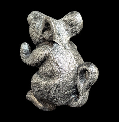 Rustic Silver Cast Iron Mouse Book Ends-Decor-Hampton Nautical-PaxtonGate